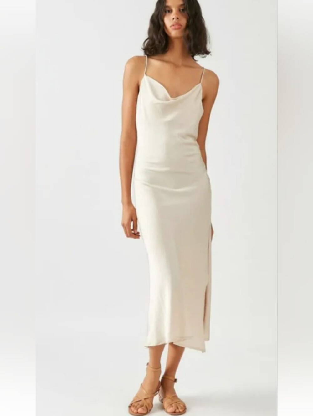 NWT Express Satin Slip Midi Maxi Dress